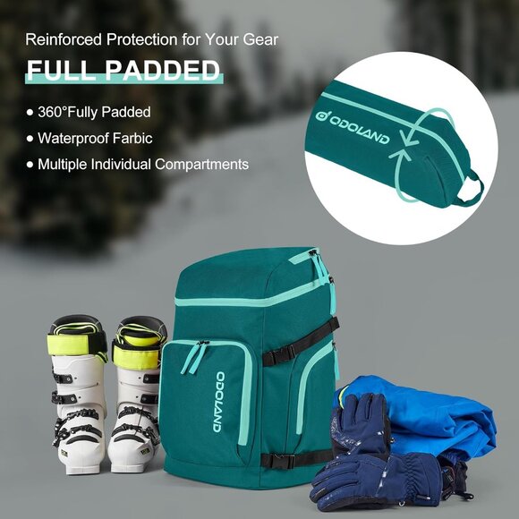 Padded Ski Bags - Ski Bag + Boot Bag Combo - Picture 5 of 7